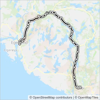 SK1111 Bus Line Map