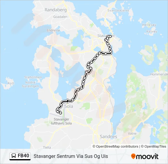 FB40 Bus Line Map