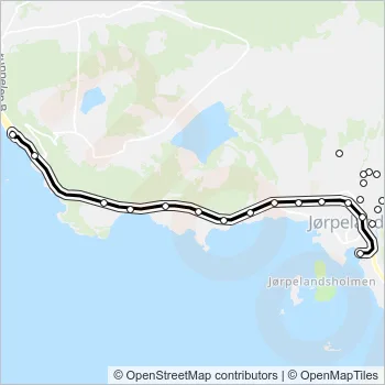 100 Bus Line Map