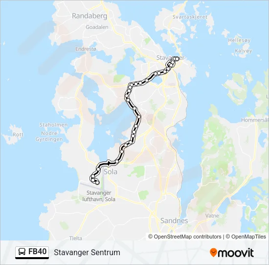 FB40 Bus Line Map