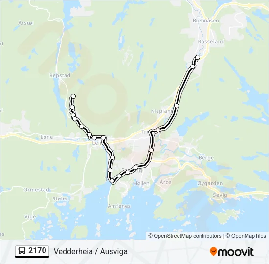 2170 Bus Line Map