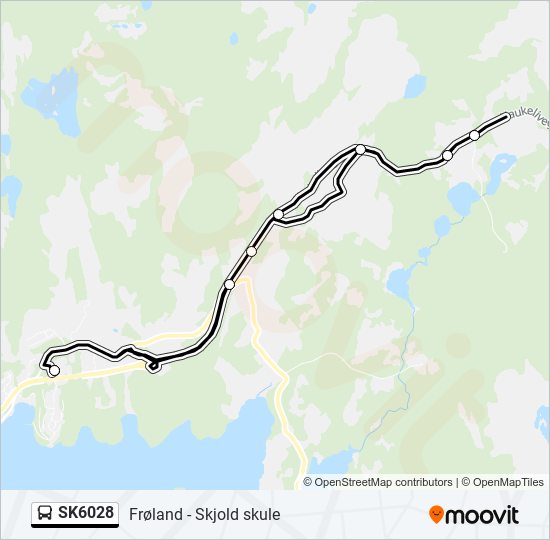 SK6028 bus Line Map