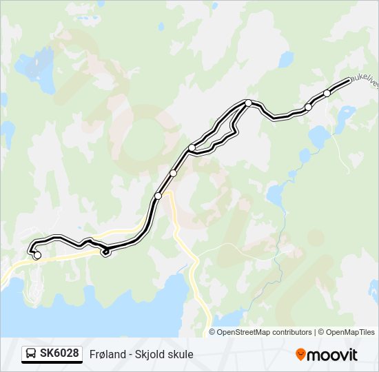 SK6028 Bus Line Map