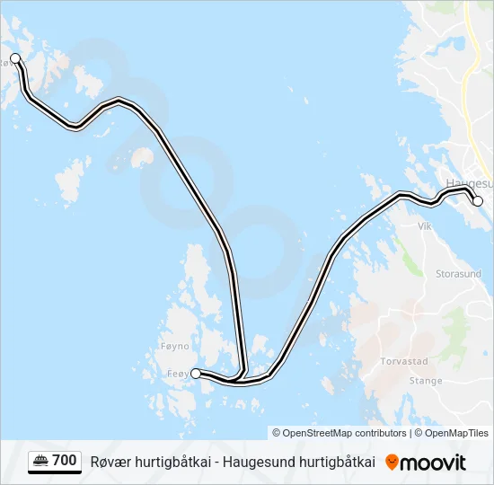 700 Ferry Line Map