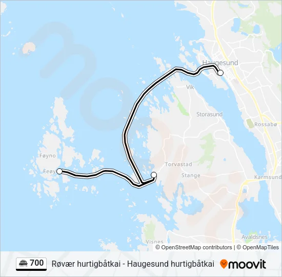 700 Ferry Line Map