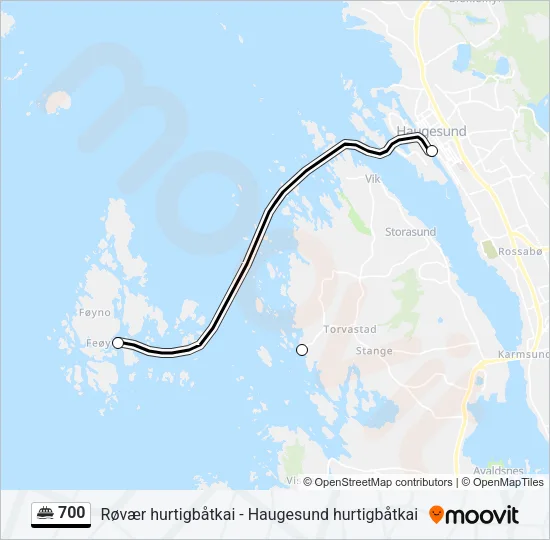 700 Ferry Line Map