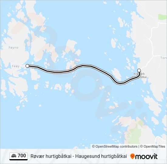 700 Ferry Line Map