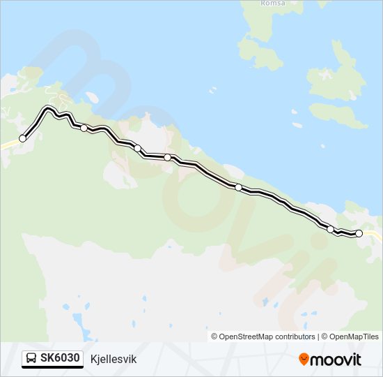 SK6030 Bus Line Map