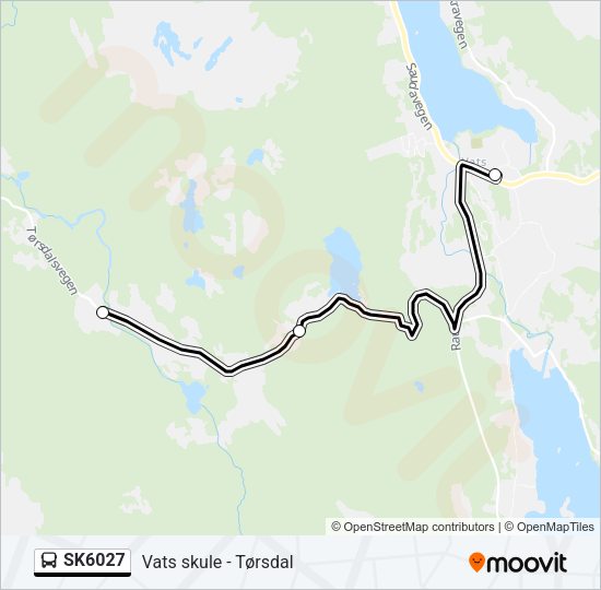 SK6027 Bus Line Map