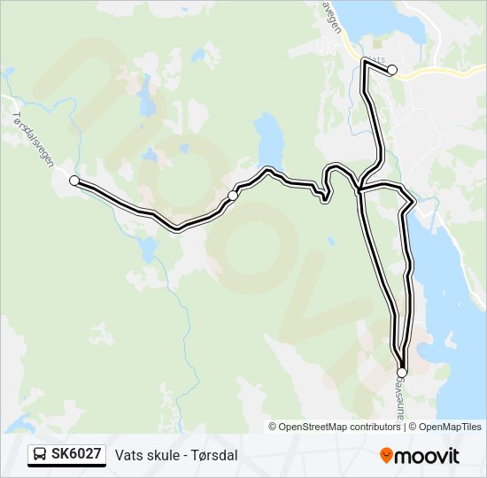 SK6027 Bus Line Map