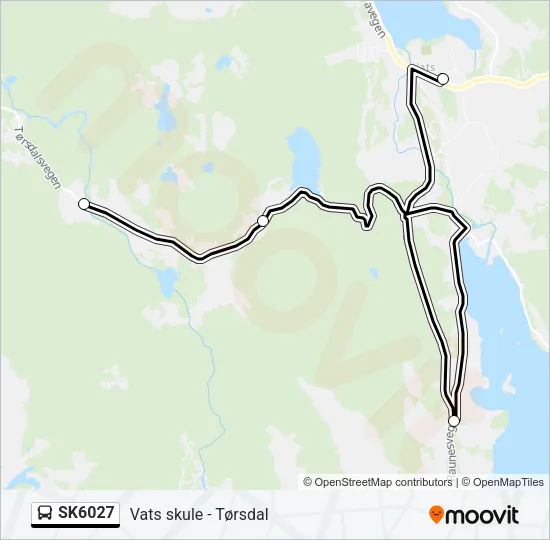 SK6027 Bus Line Map