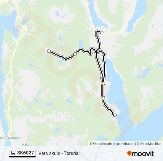 SK6027 Bus Line Map
