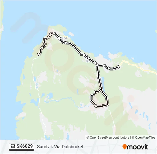 SK6029 Bus Line Map