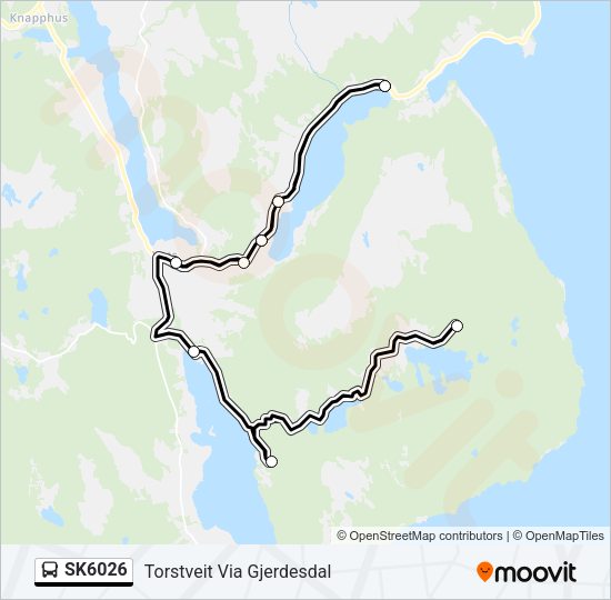 SK6026 Bus Line Map