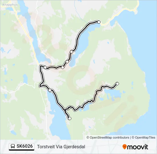 SK6026 Bus Line Map