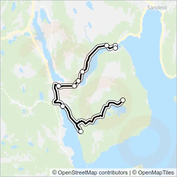 SK6026 Bus Line Map