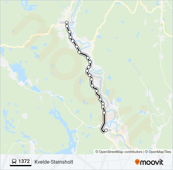 1372 Bus Line Map