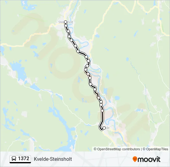 1372 Bus Line Map