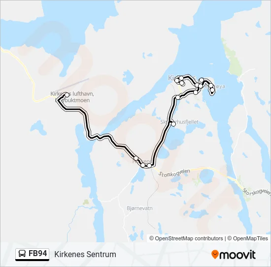 FB94 Bus Line Map