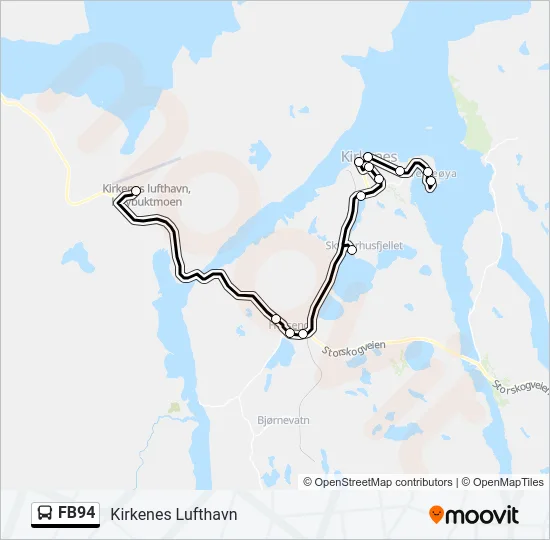 FB94 Bus Line Map