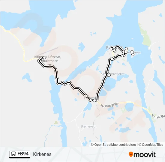 FB94 Bus Line Map