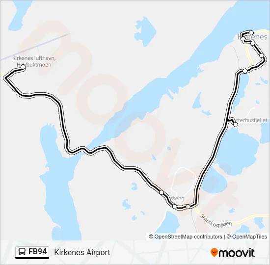 FB94 Bus Line Map