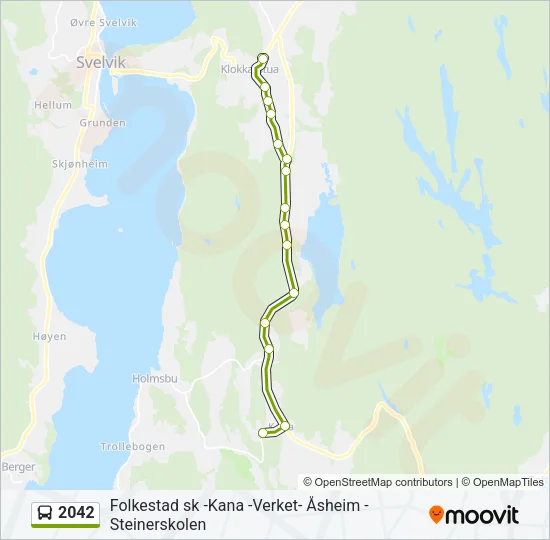 2042 Bus Line Map
