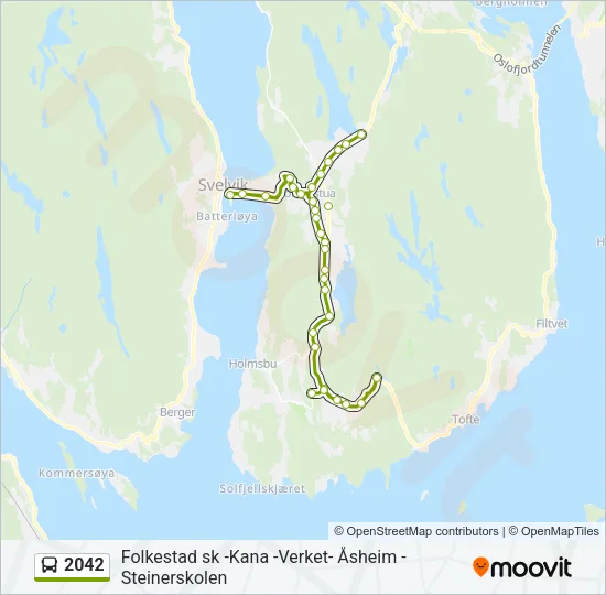 2042 Bus Line Map
