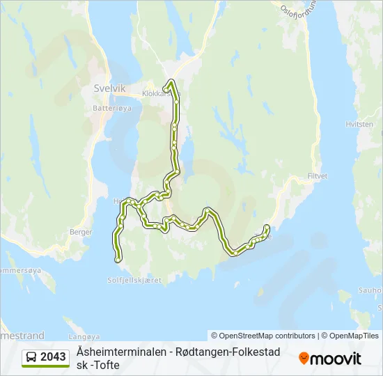 2043 Bus Line Map