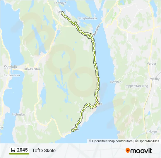 2045 Bus Line Map