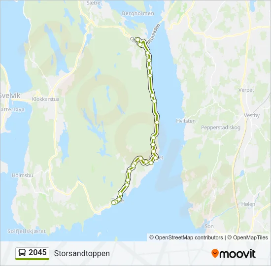 2045 Bus Line Map