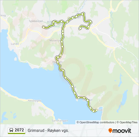 2072 Bus Line Map
