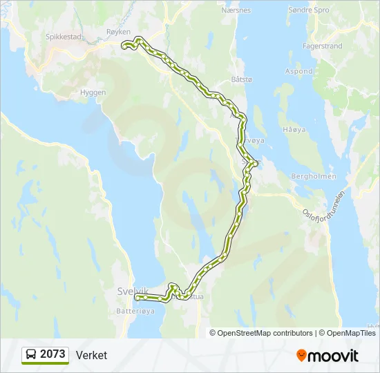 2073 Bus Line Map