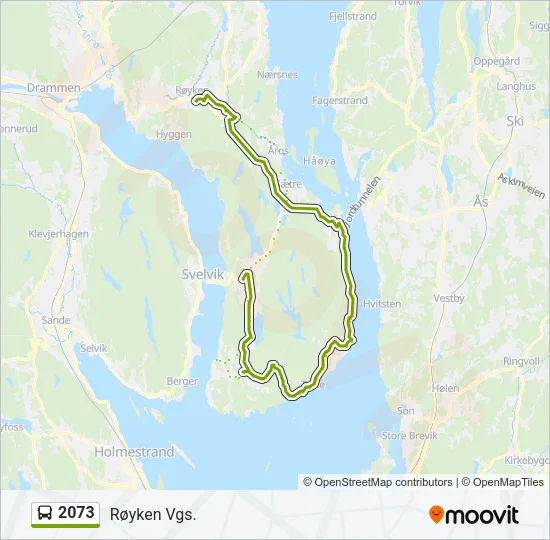 2073 Bus Line Map