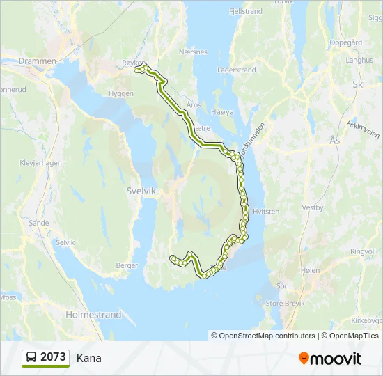 2073 Bus Line Map