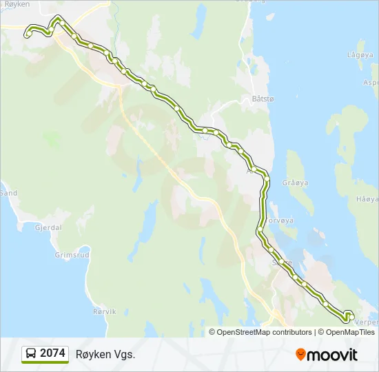 2074 Bus Line Map
