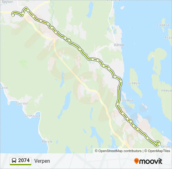 2074 Bus Line Map