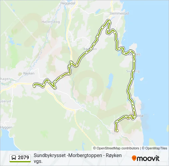 2079 Bus Line Map