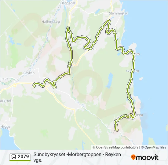 2079 Bus Line Map