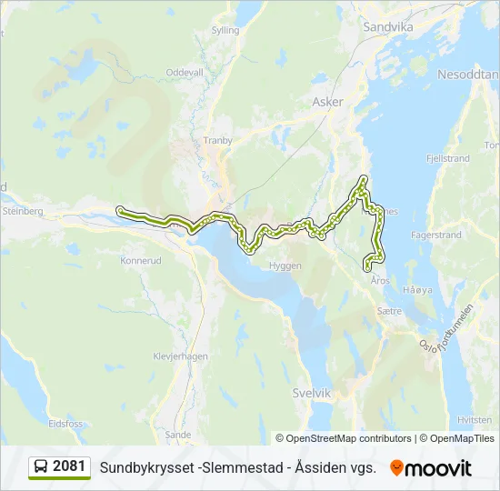 2081 Bus Line Map