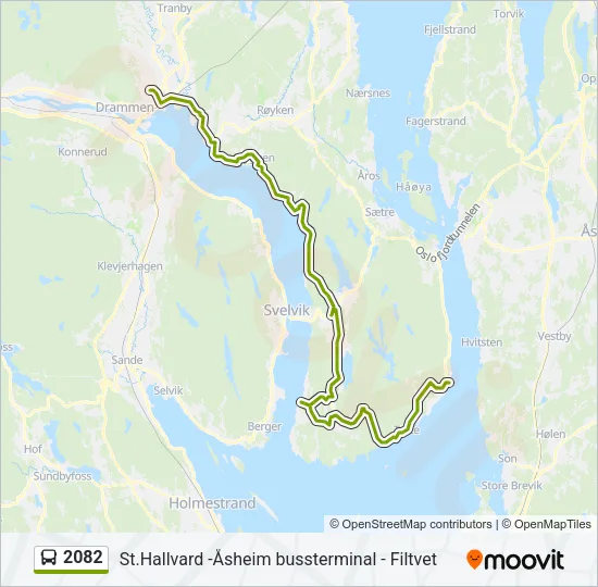 2082 Bus Line Map