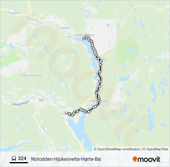 324 Bus Line Map