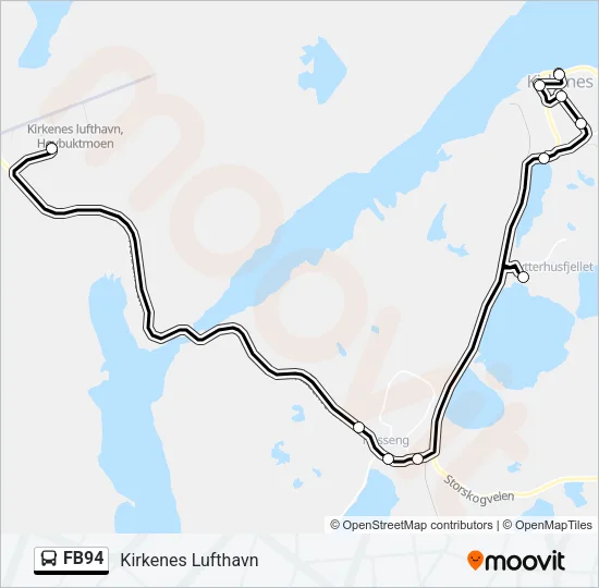 FB94 Bus Line Map