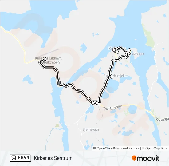 FB94 Bus Line Map