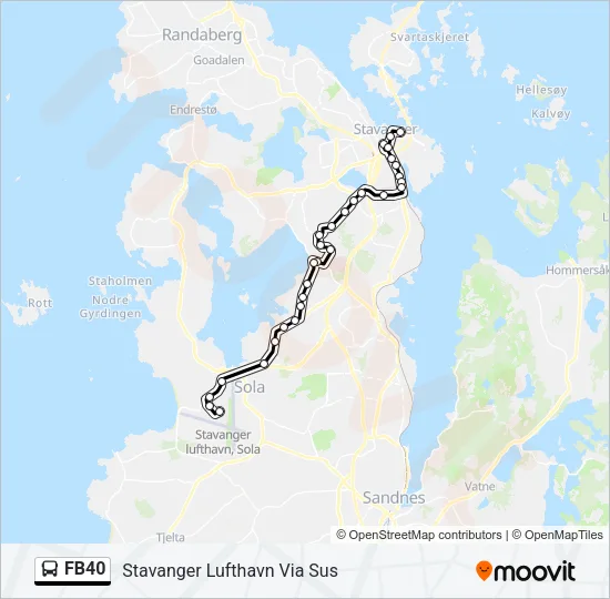 FB40 Bus Line Map