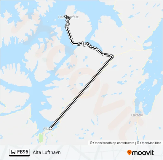 FB95 Bus Line Map