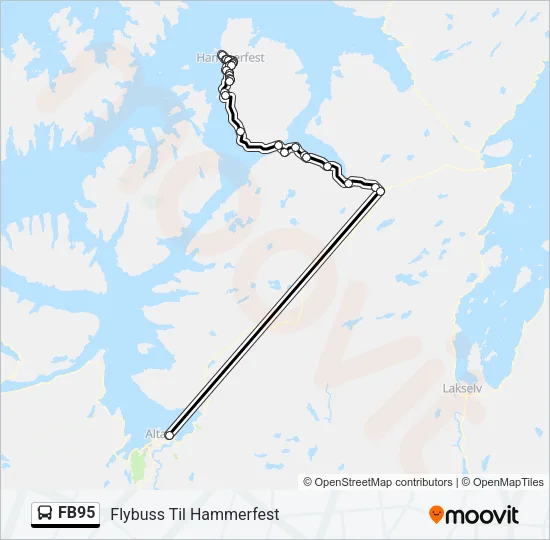 FB95 Bus Line Map