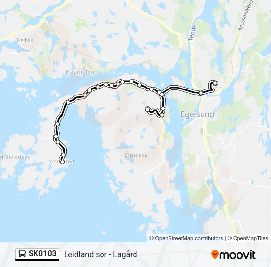 SK0103 Bus Line Map