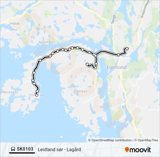 SK0103 bus Line Map