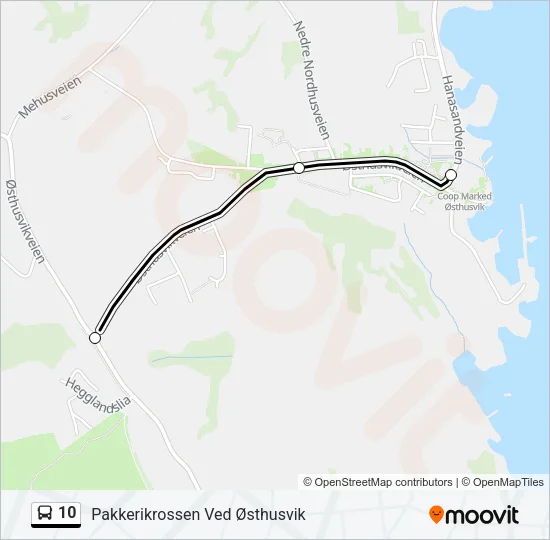 10 Bus Line Map